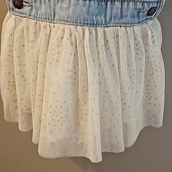 Osh Kosh Overall Dress w Tulle Skirt - Picture 3 of 7